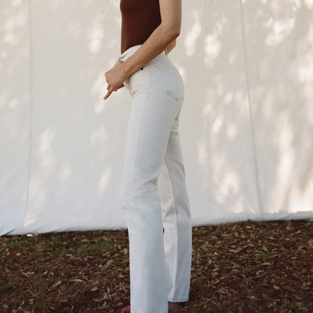 Cynthia High Rise Straight Jean